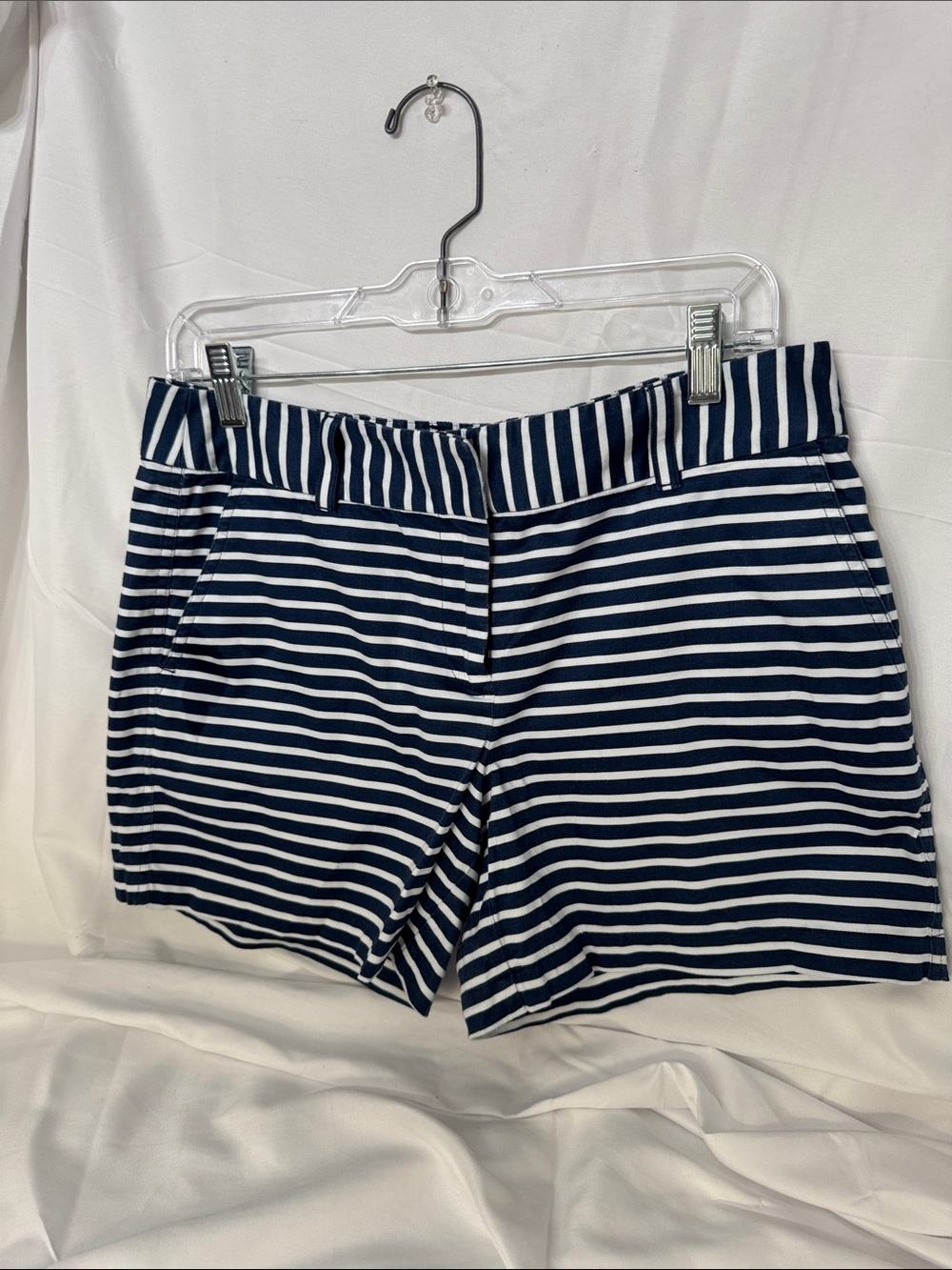 Vineyard Vines Navy & White Striped Bermuda Shorts